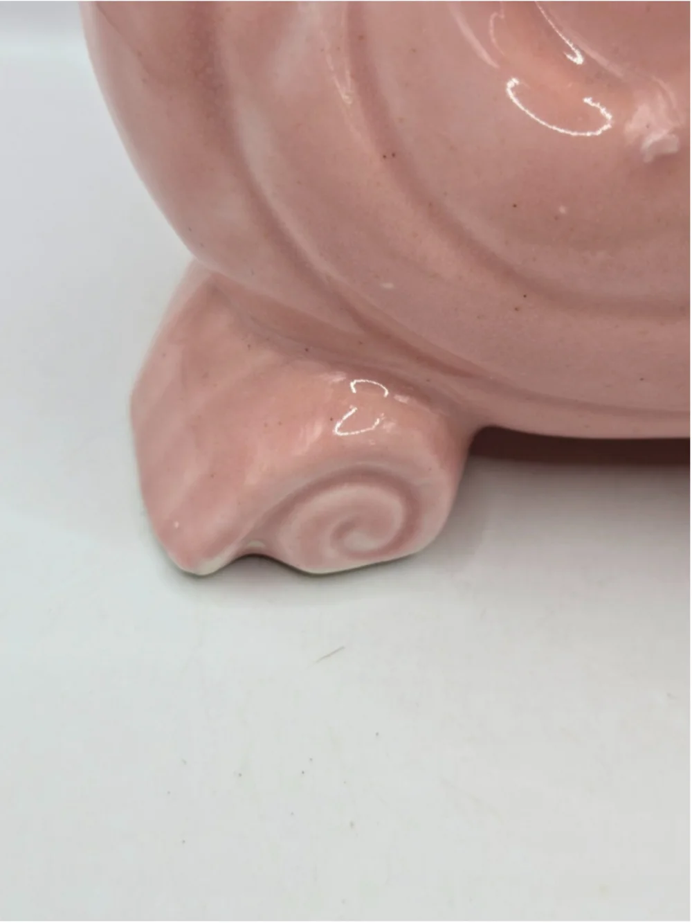 Mauve Seashell Planter, McCoy Pottery USA, MCM, Midcentury, Shell Pot Vintage